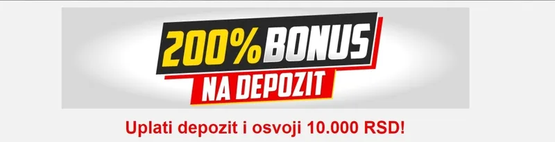 Bonus dobrodošlice u kazinu Meridian Bet Casino