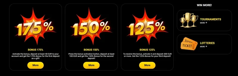 Win Diggers Casino üdvözlő bónusz