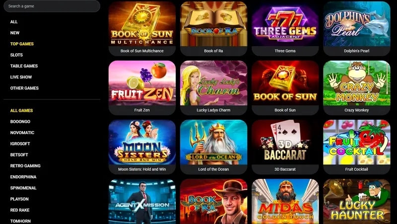 Népszerű játékok és nyerőgépek a Win Diggers Casino