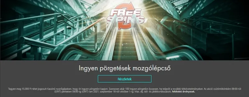 Kaszinó bet365 freespins