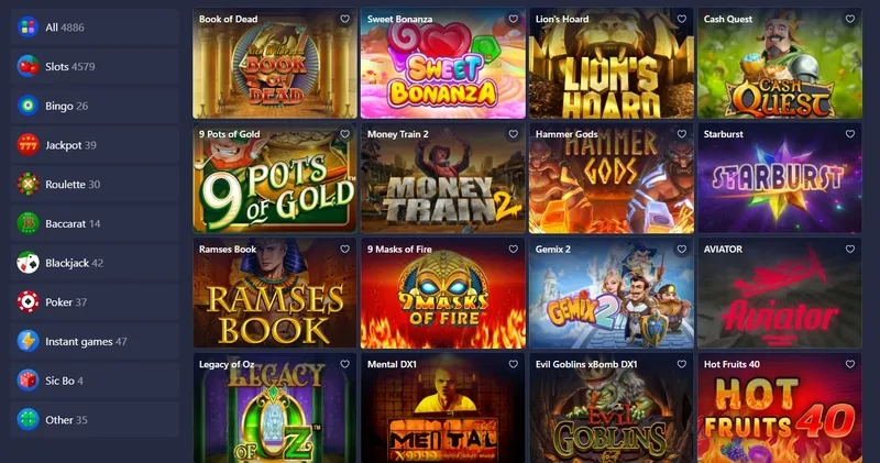 Популярни игри в Betmaster Casino